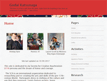 Tablet Screenshot of godaikatsunaga.com